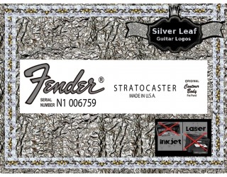 Fender Stratocaster Made In U.S.A. Guitar Decal 103s